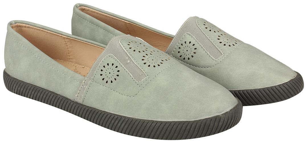 

Flat n Heels Women Grey Casual Shoes