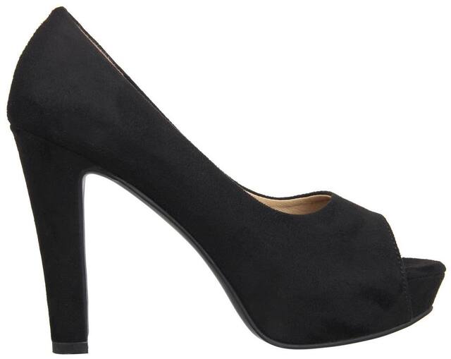 Flat n Heels Pumps For Women ( Black )