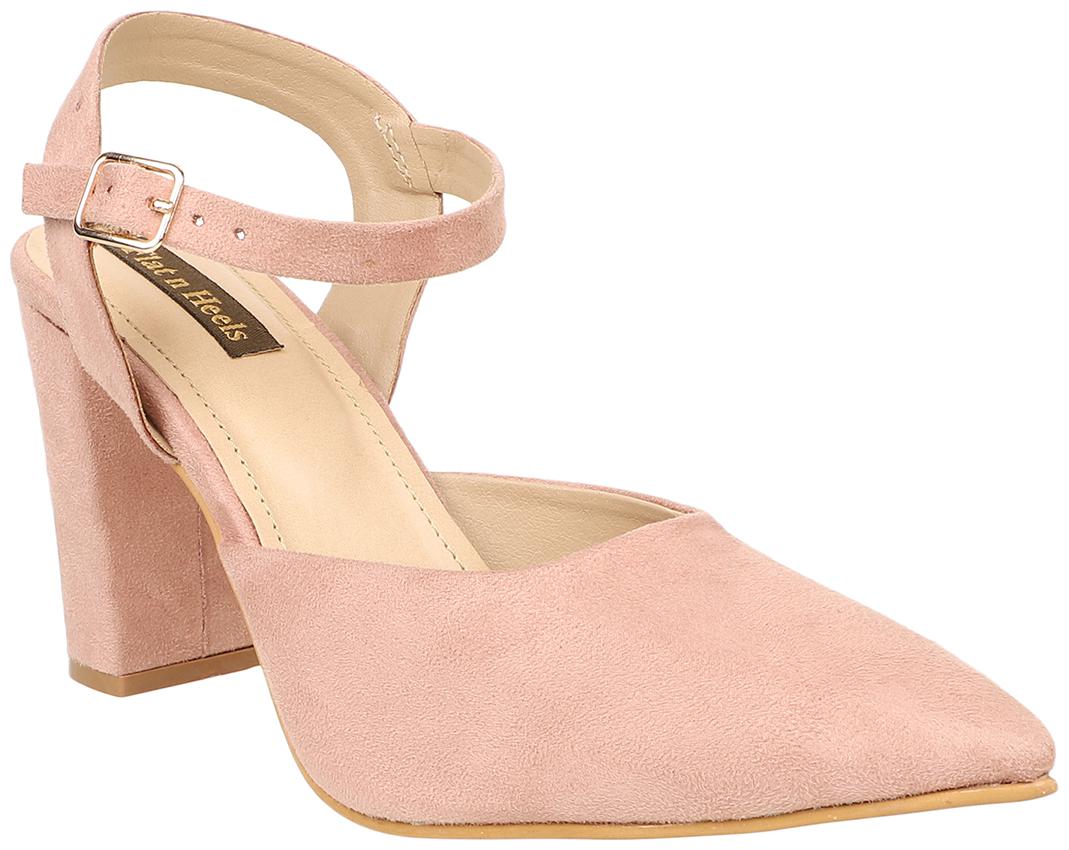 

Flat n Heels Women Pink Pumps