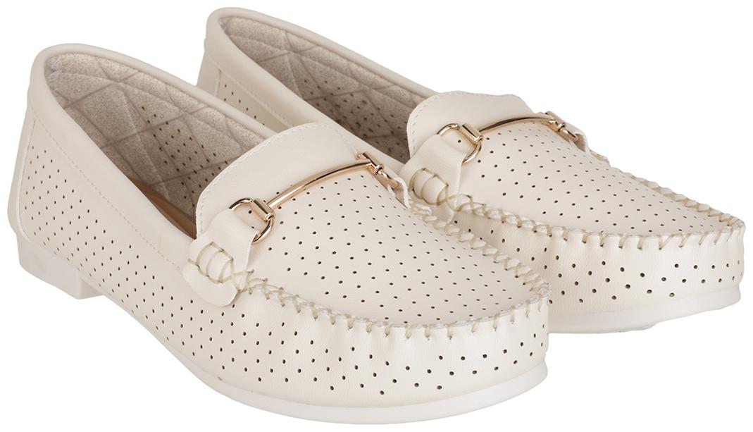 

Flat n Heels Women Beige Loafers