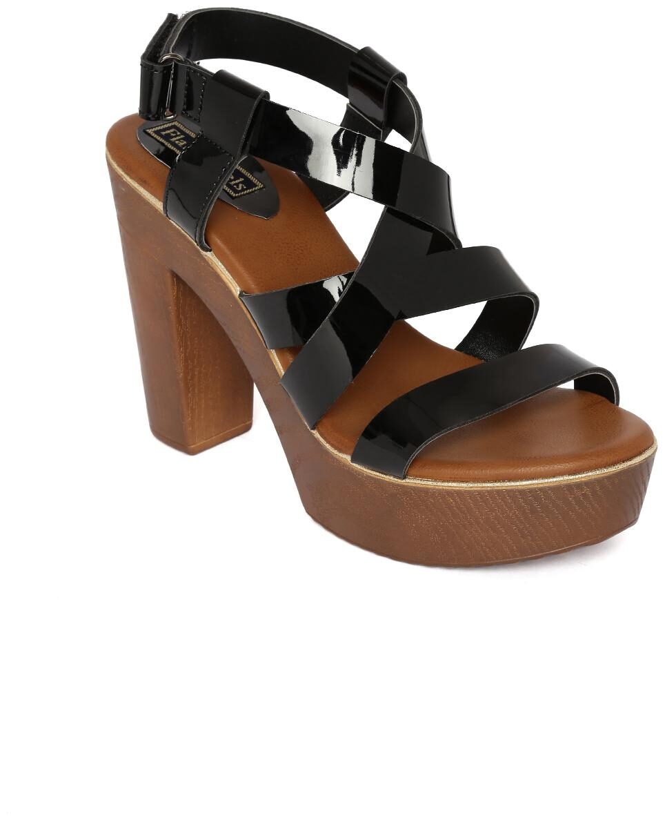 

Flat n Heels Heels Patent Leather Women Black