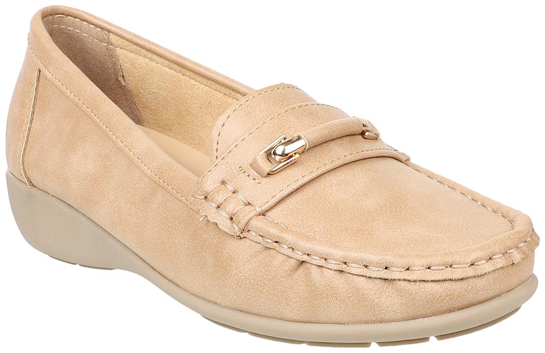 

Flat n Heels Women Brown Loafers