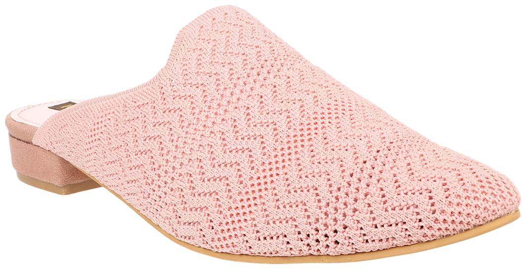 

Flat n Heels Women Pink Mules