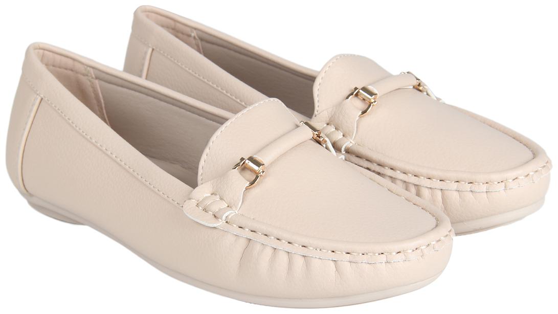 

Flat n Heels Women Beige Loafers