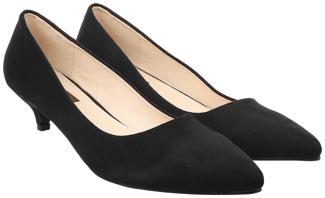 

Flat n Heels Women Black Pumps