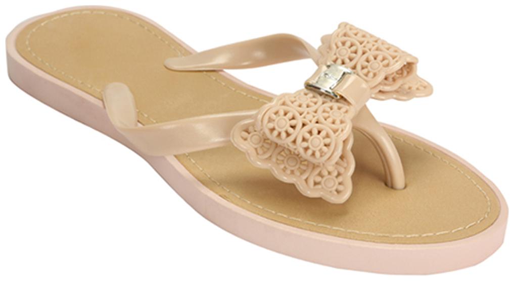 

Flipside Womens Lacey Beige Flats