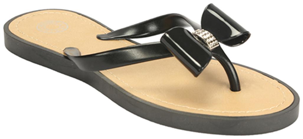 

Flipside Womens Sparkling Black Flats