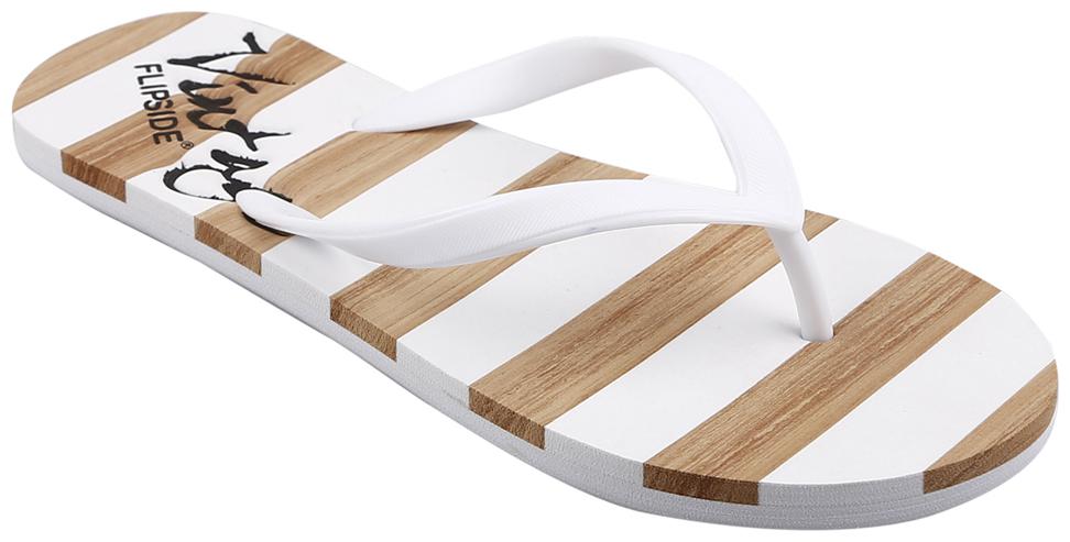 

Flipside Womens Vintage White Flipflops