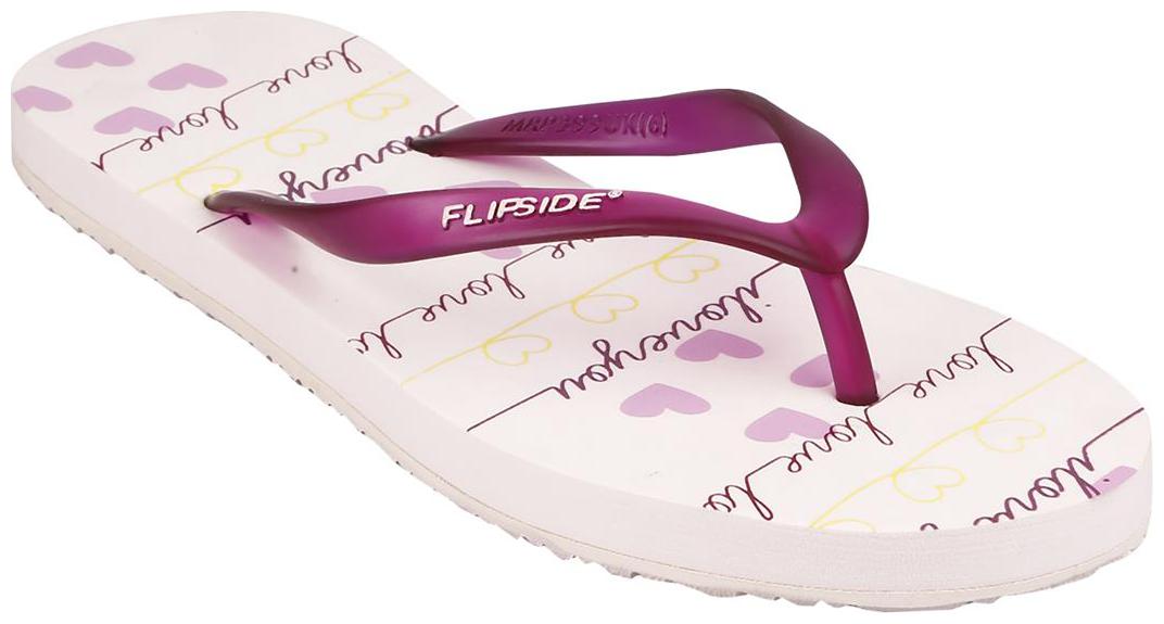 

Flipside Womens I Love You Pink Flipflops