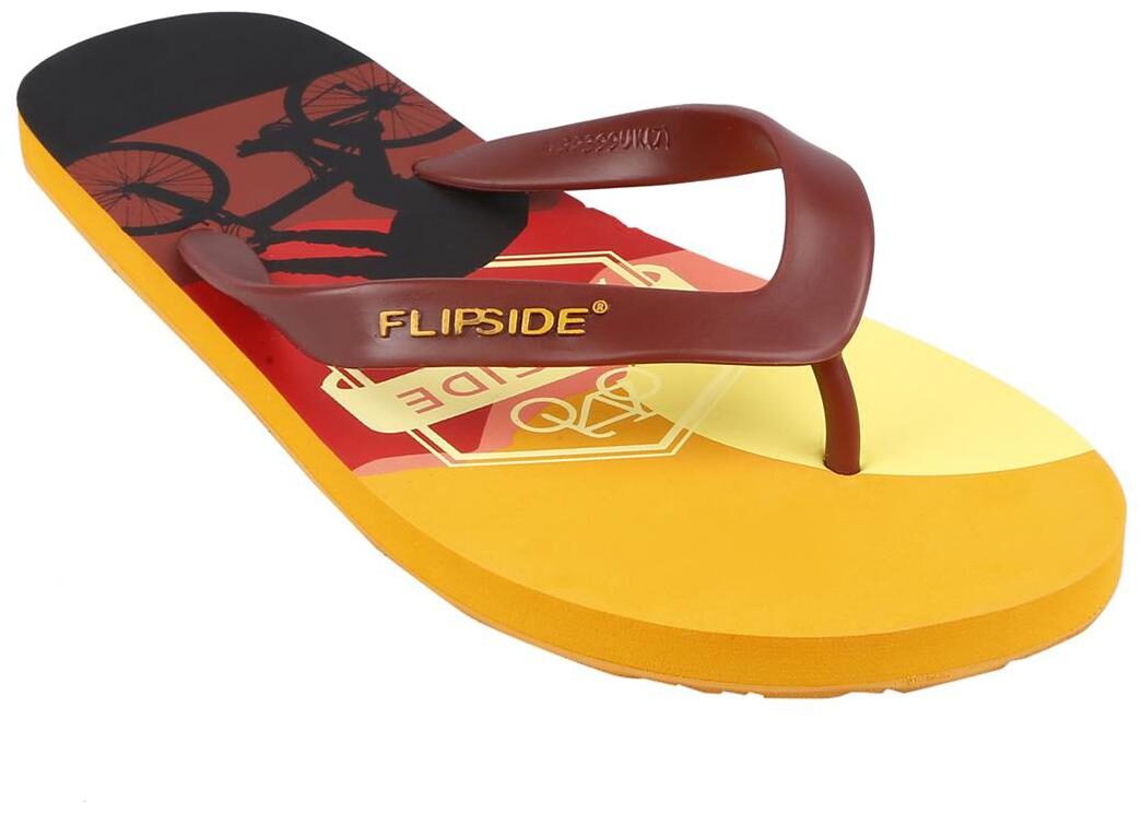 

Flipside Men s Bikers Orange Flipflop