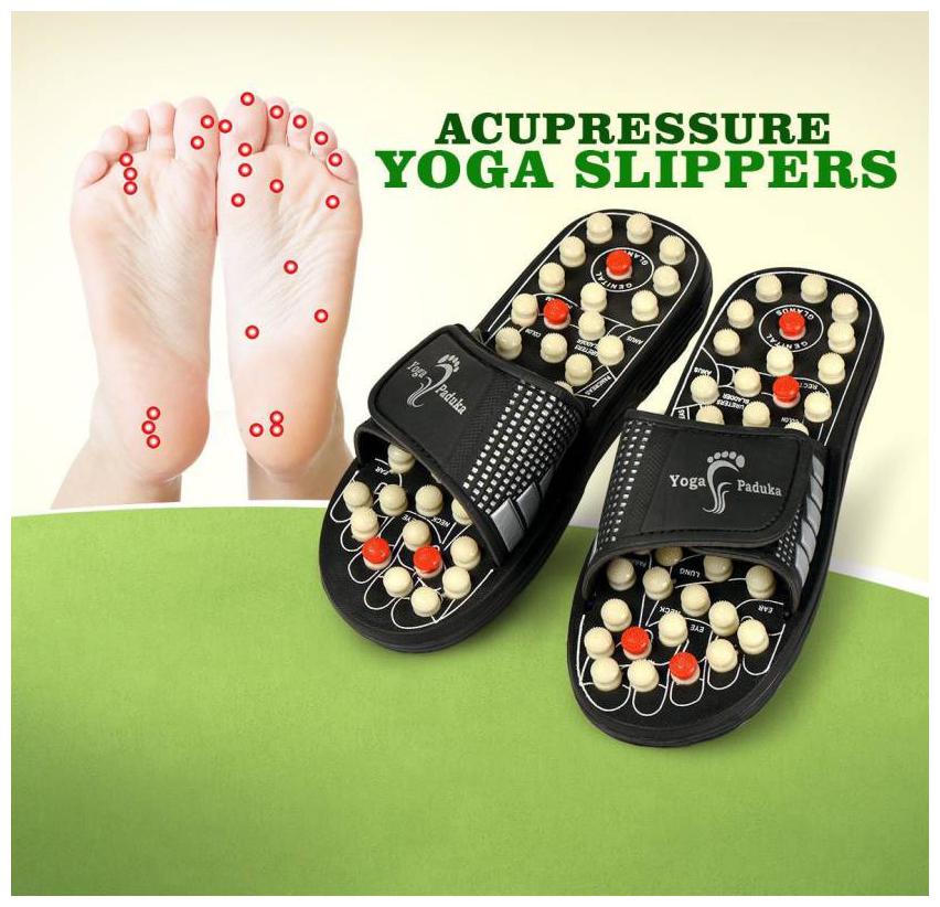 

Foot Care Accu Paduka ACCU PADUKA SLIPPER SPRING SLIPPER ACUPRESSURE FULL BODY MASSAGE Foot Care Yoga Paduka Massager