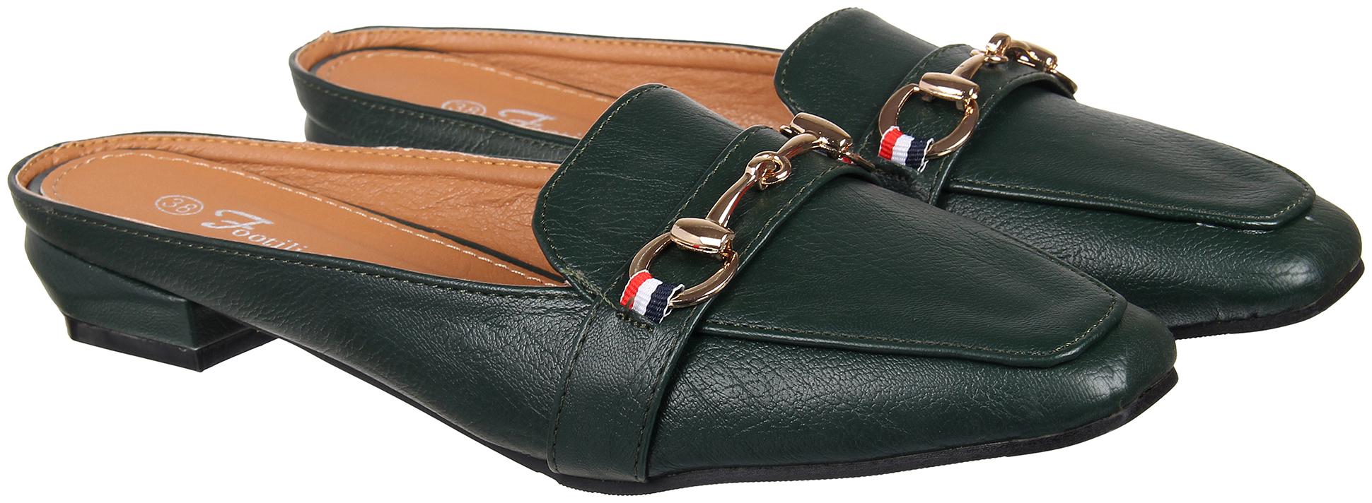 

Footilicious Women Green Loafers