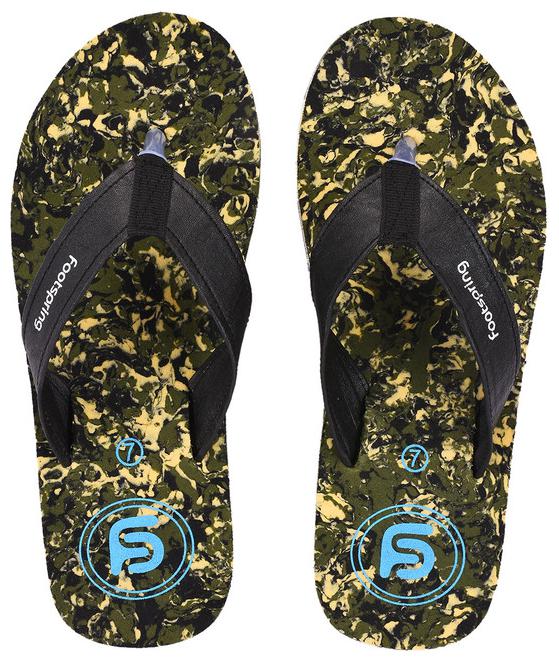 

FOOTSPRING Men Green Flip-Flops - 1 Pair
