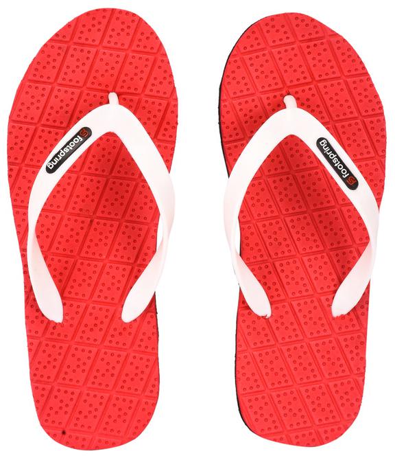 

FOOTSPRING Men Red Flip-Flops - 1 Pair