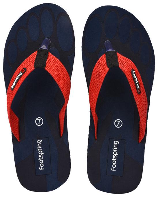 

FOOTSPRING Men Navy Blue Flip-Flops - 1 Pair