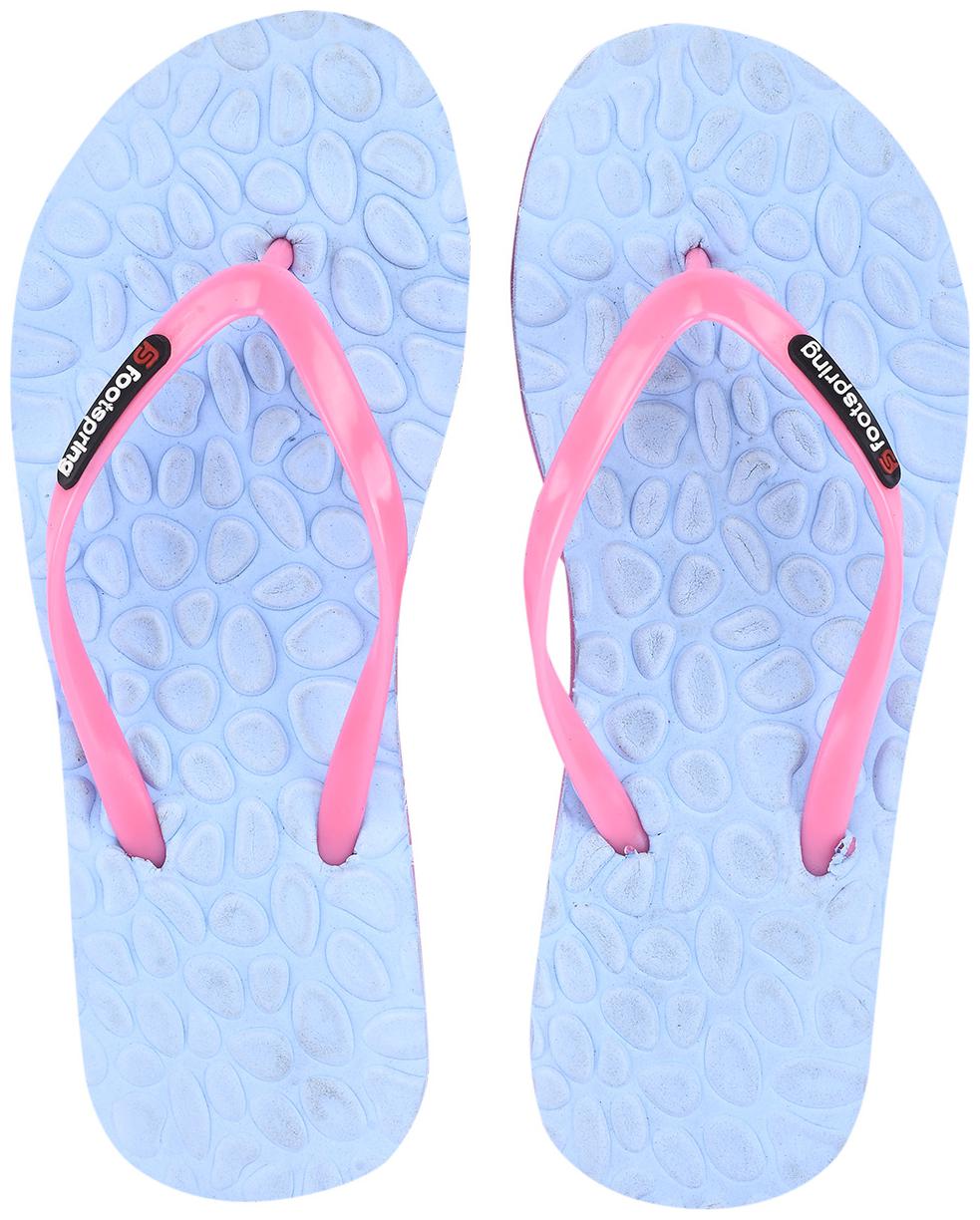 

FOOTSPRING Women Blue Slippers