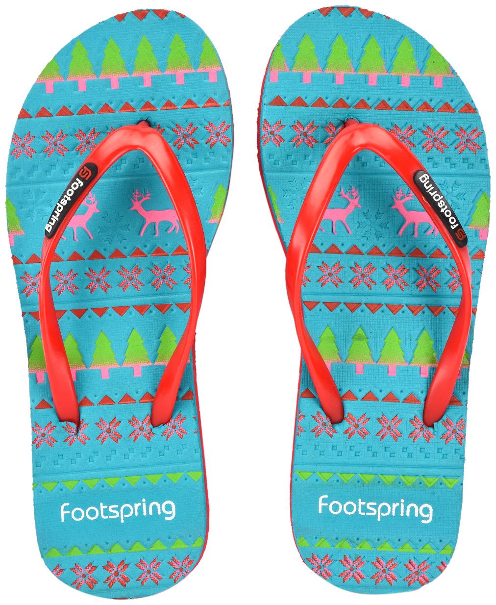 

FOOTSPRING Women Aqua Slippers