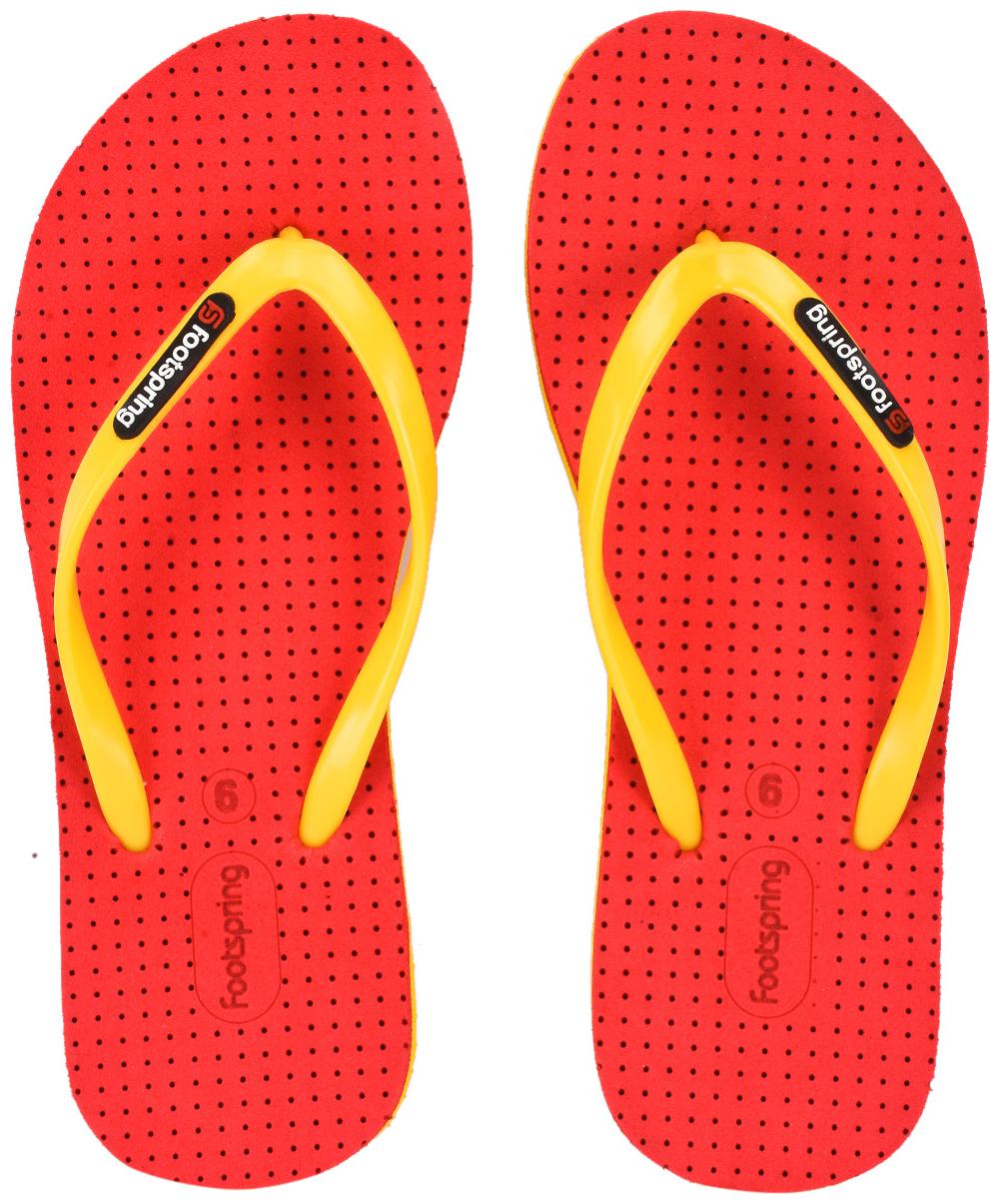 

FOOTSPRING Women Red Slippers