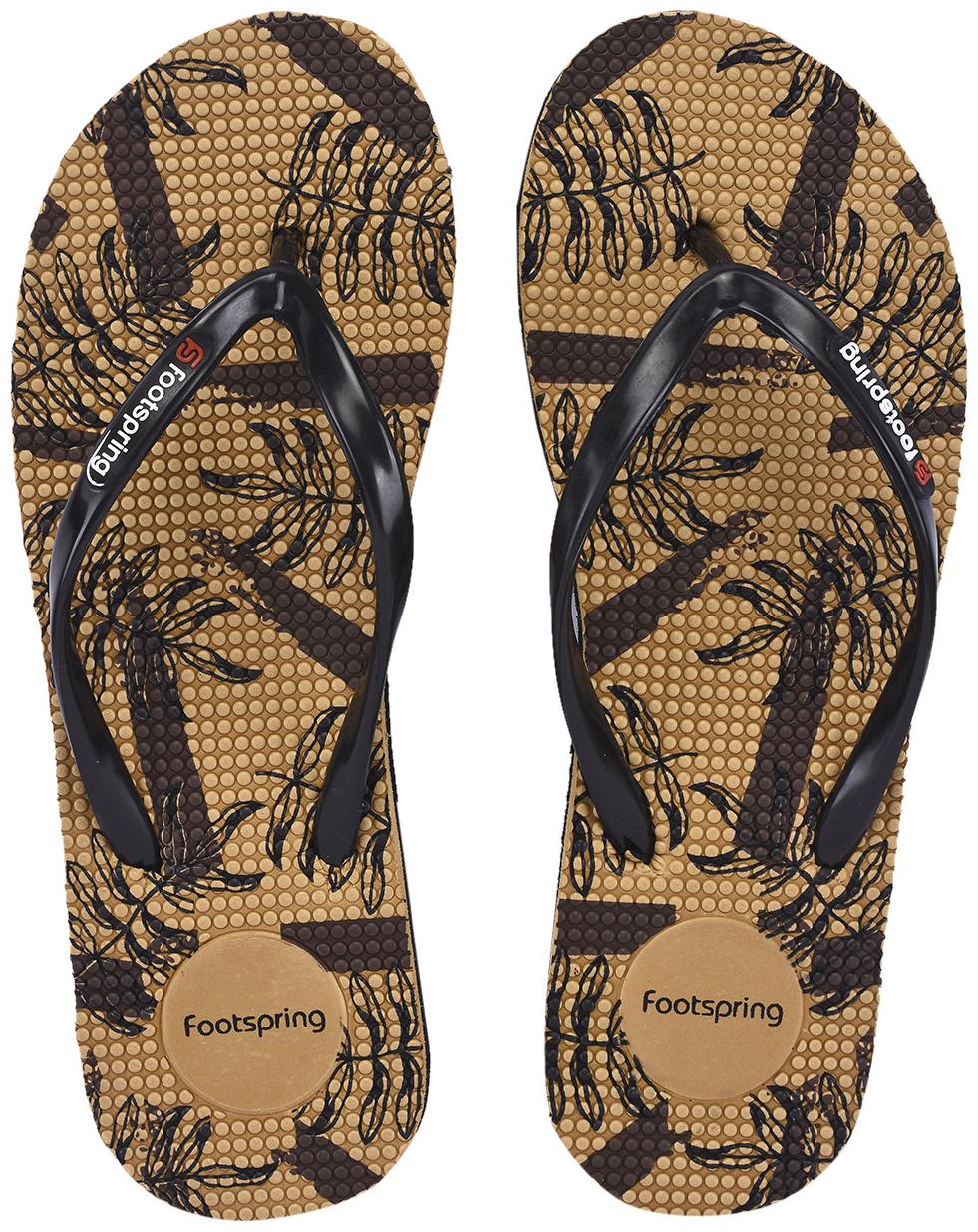 

FOOTSPRING Women Tan Slippers
