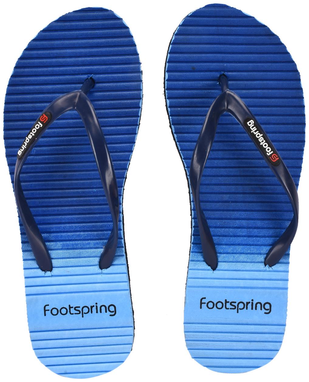

FOOTSPRING Women Blue Slippers