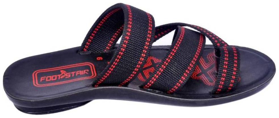 

Foot Stair Men Black Outdoor Slippers