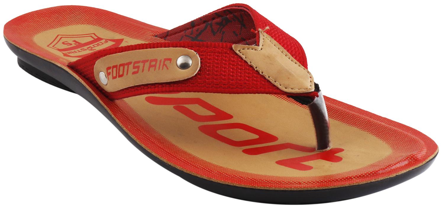 

Foot Stair Men Red Floaters