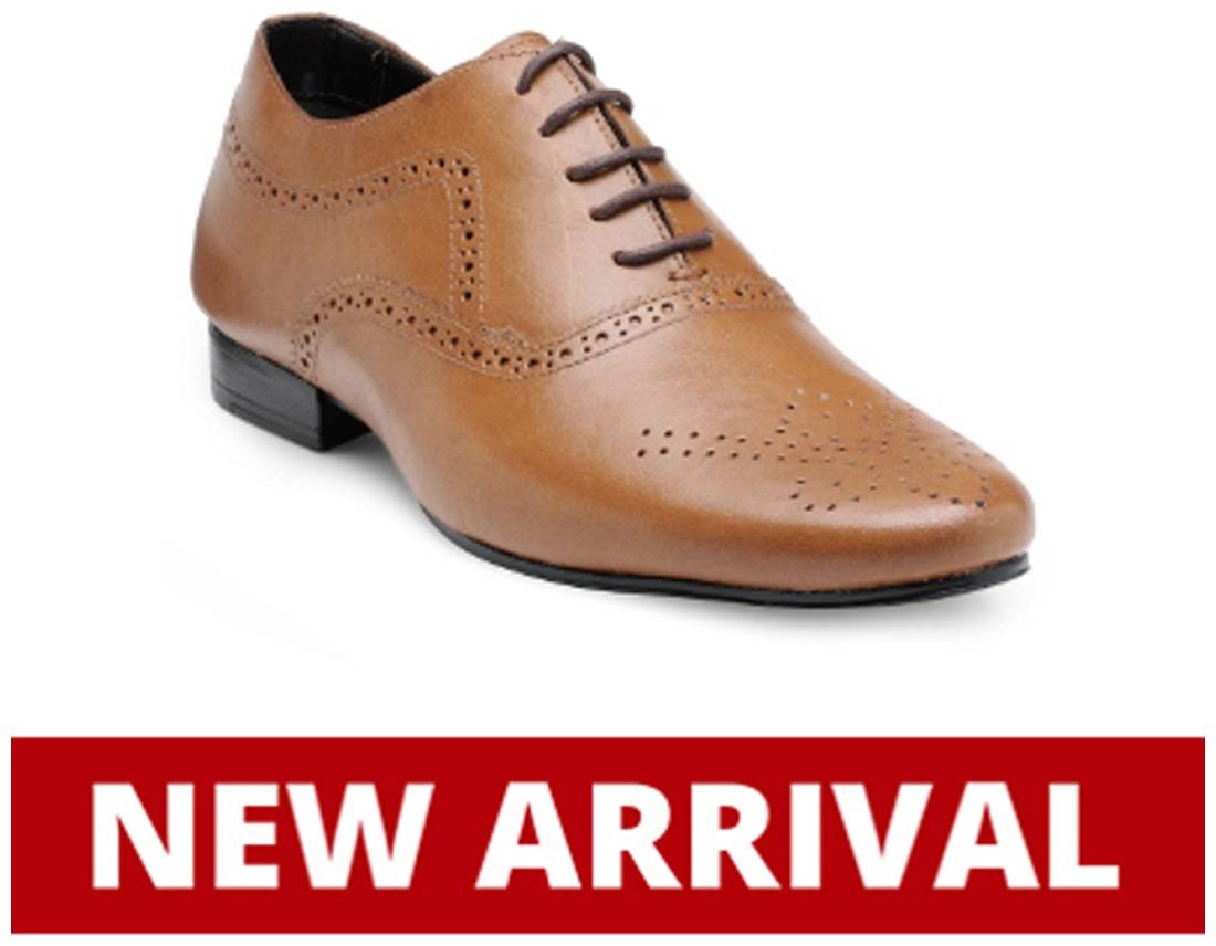

Franco Leone Men Tan Formal Shoes