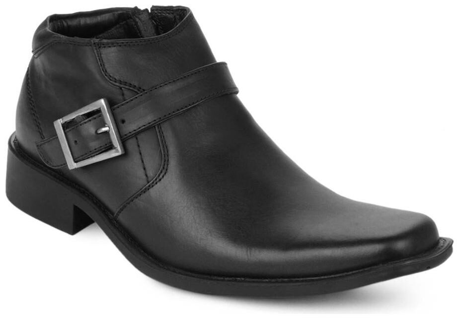

Franco Leone Black Leather Formal Shoes