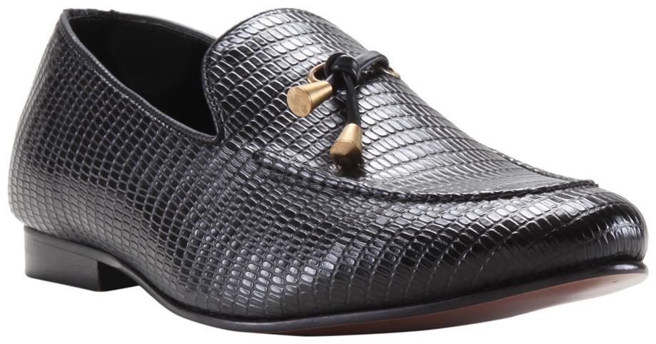

Franco Leone Men Black Oxford Formal Shoes - 162204BLACK