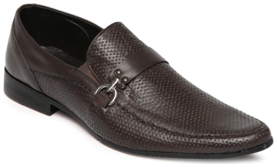 

Franco Leone Brown Leather Formal Shoes
