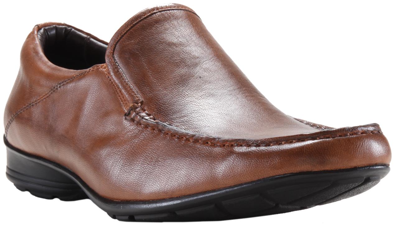 

Franco Leone Tan Leather Formal Shoes