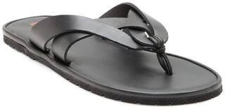 Franco Leone Outdoor Slippers For Men ( Black )