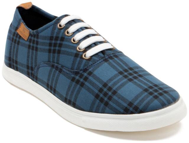 Franco Leone Casual Shoes For Men ( Blue )