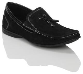 Franco Leone Loafers For Men ( Black )