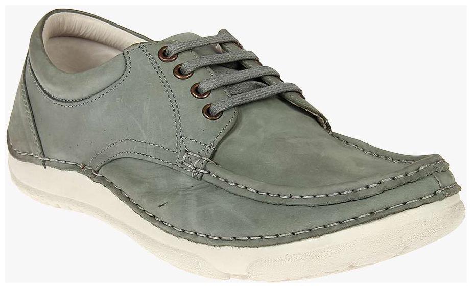 

Franco Leone Blue Leather Casual Shoes