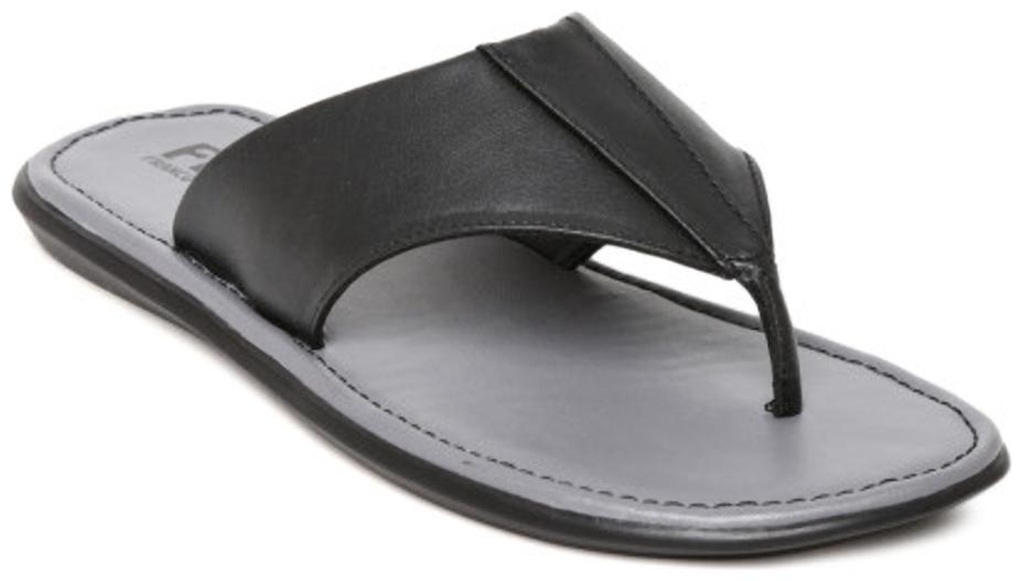 

Franco Leone Black Non Leather Slippers