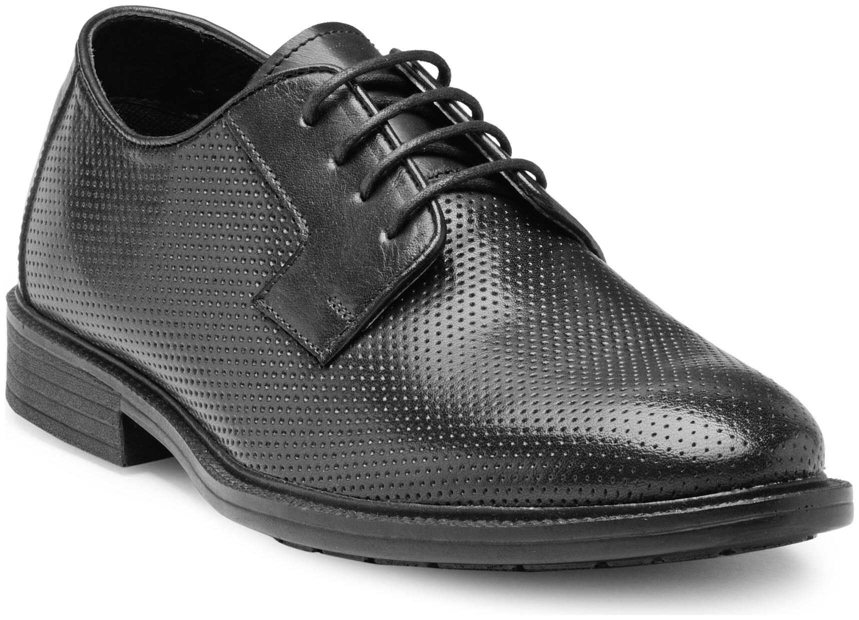 

Franco Leone Black Leather Formal Shoes