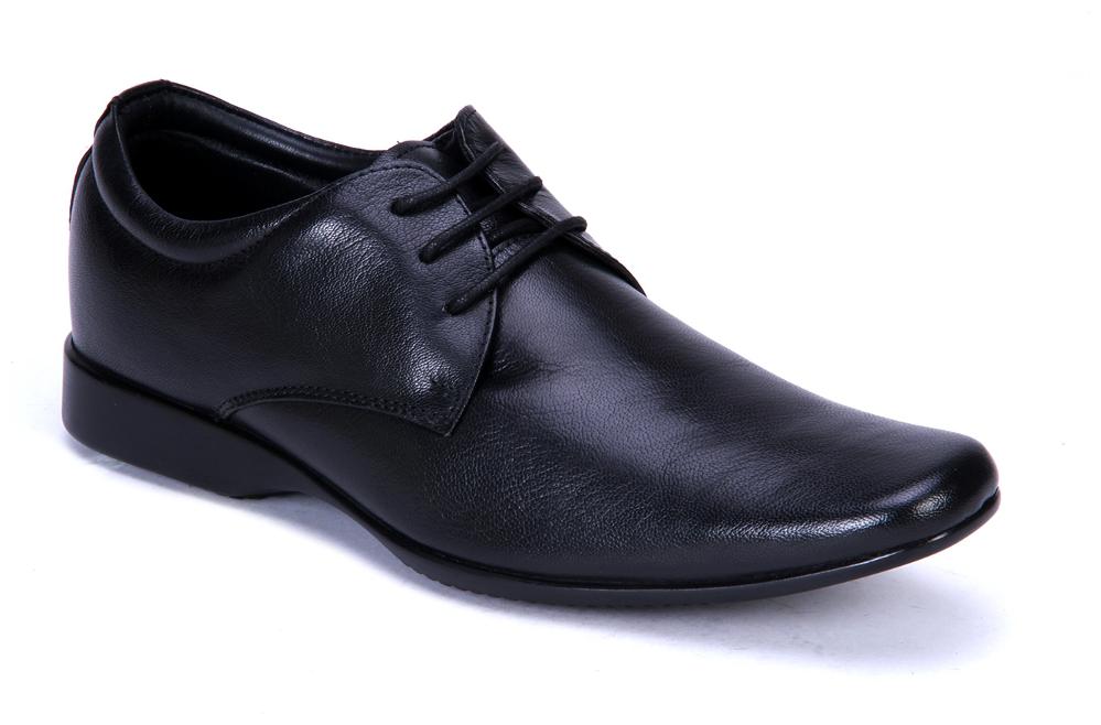 

Franco Leone Black Leather Formal Shoes