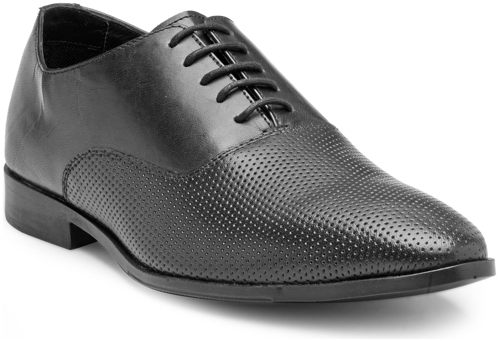 

Franco Leone Black Leather Formal Shoes