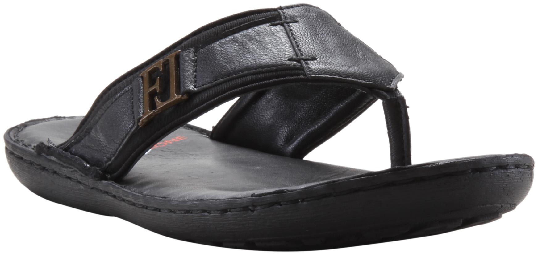 

Franco Leone Black Leather Slipper