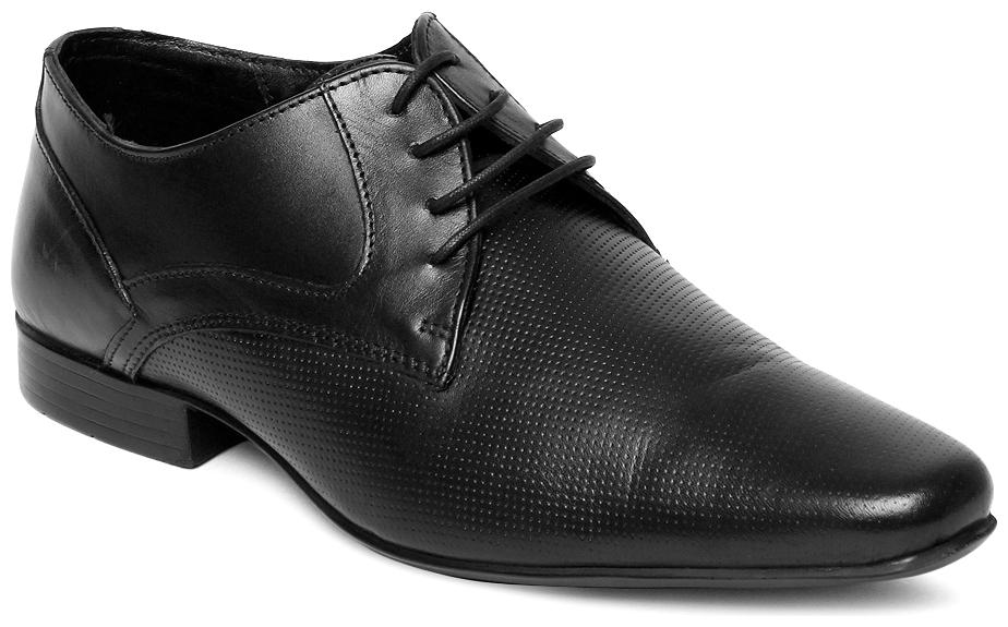 

Franco Leone Black Leather Formal Shoes