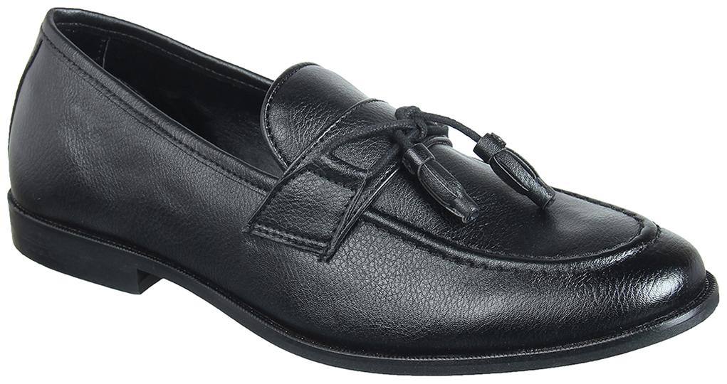 

Franco Leone Black Leather Formal Shoes