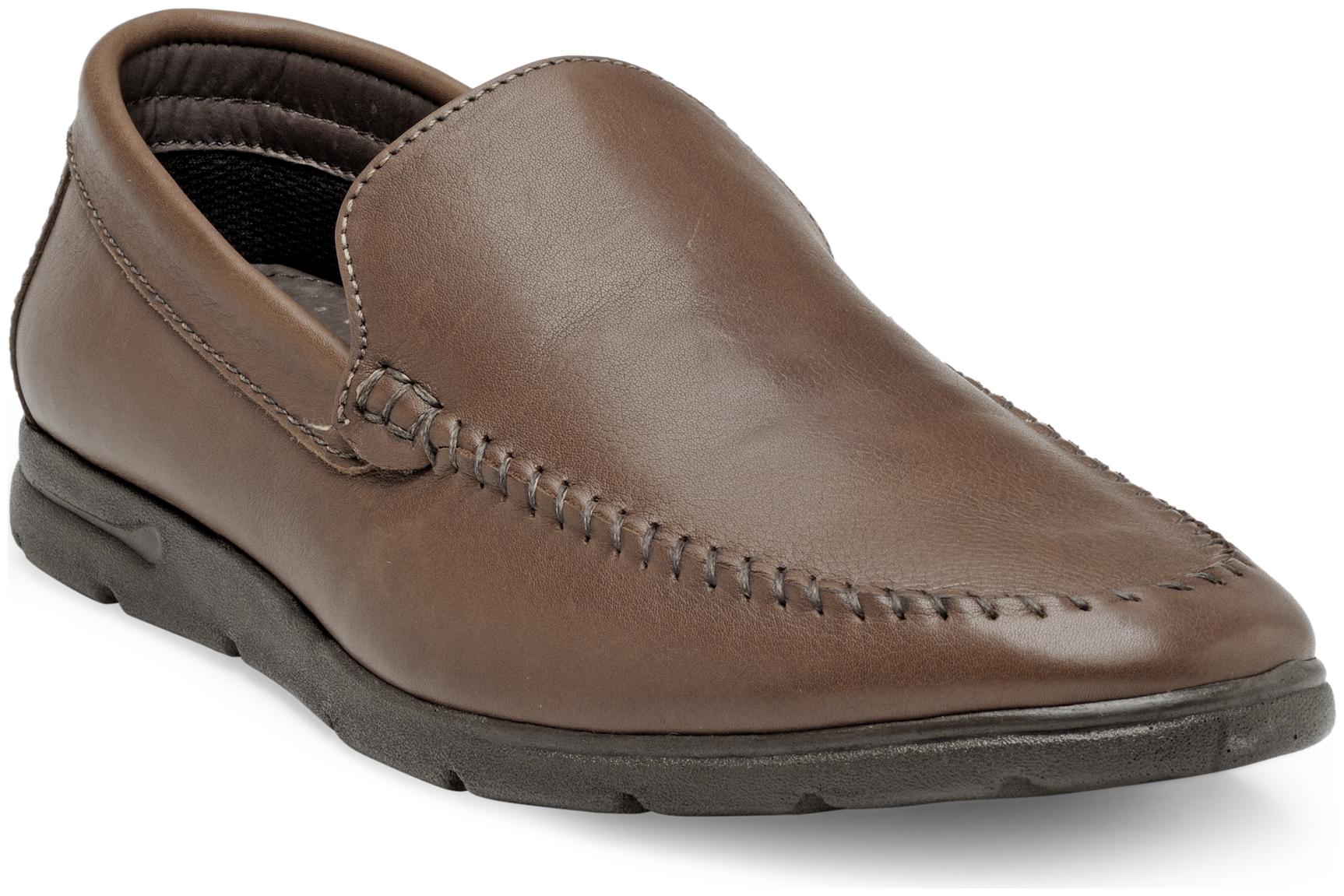 

Franco Leone Tan Leather Formal Shoes
