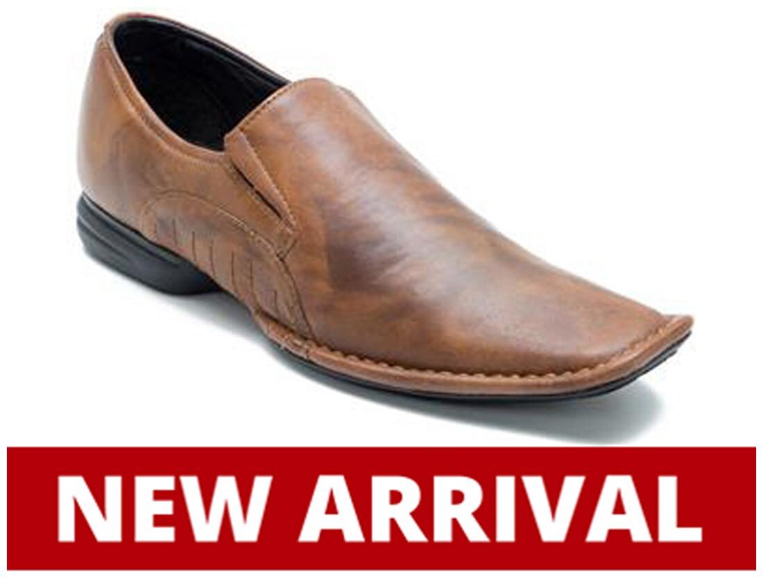 

Franco Leone Tan Leather Formal shoes