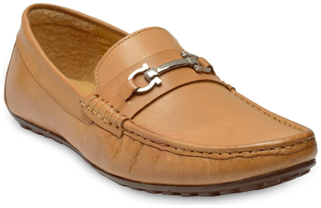 

Franco Leone Tan Leather Casual Shoes