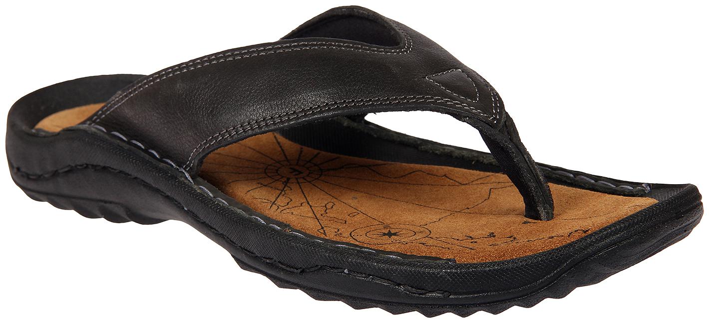 

Franco Leone Leather Slippers Flip-Flops For Men