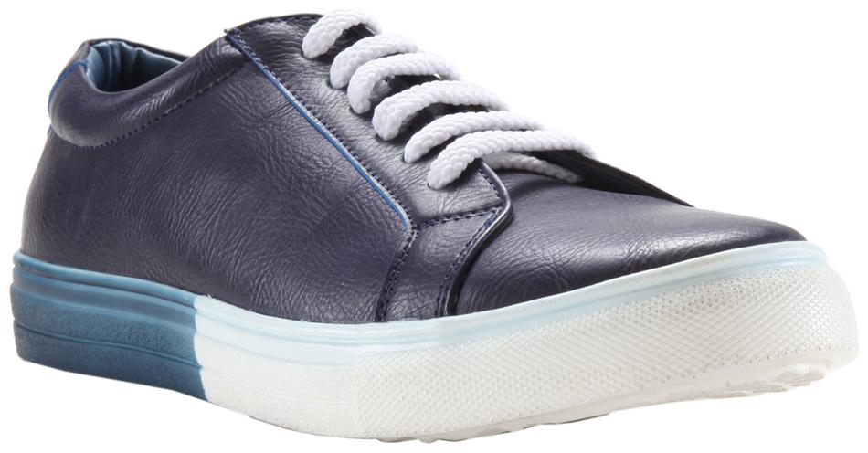 

Franco Leone 162107BLUE Men Blue Classic Sneakers - 162107blue