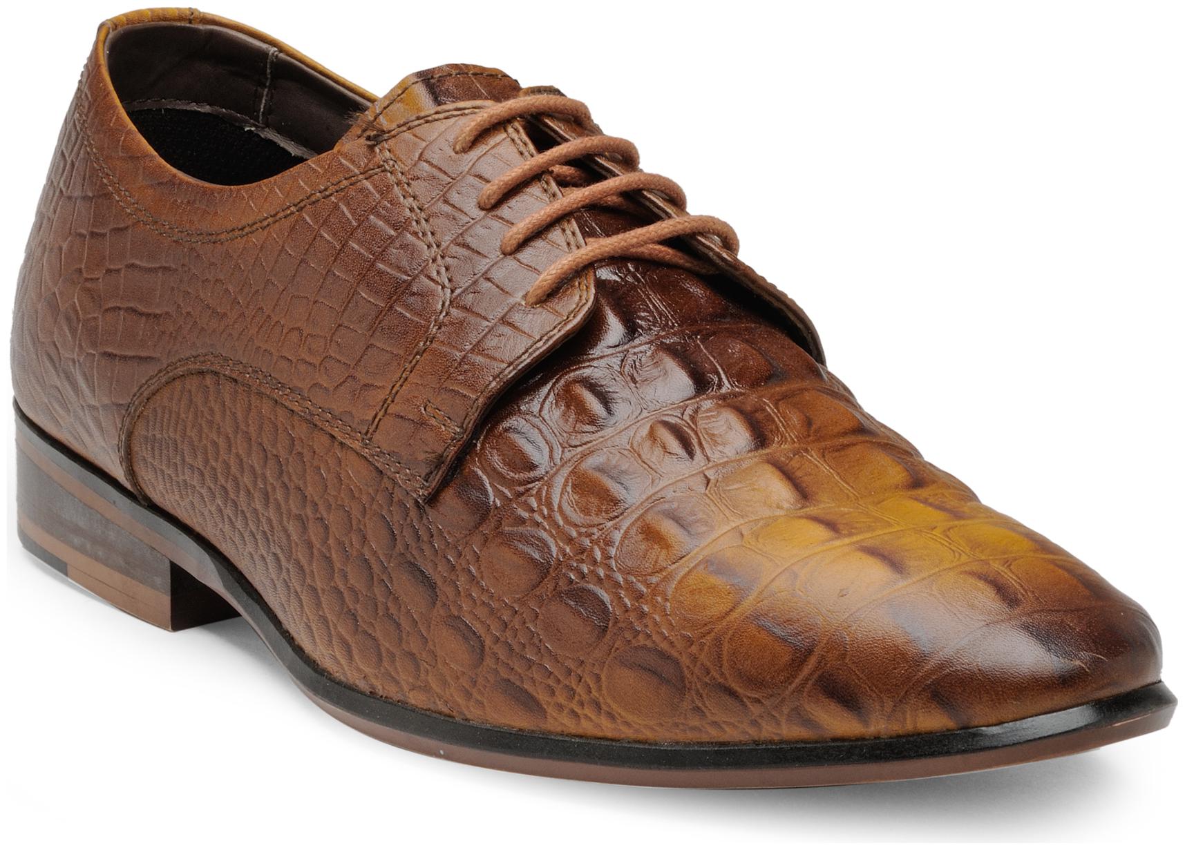 

Franco Leone Brown Leather Formal Shoes