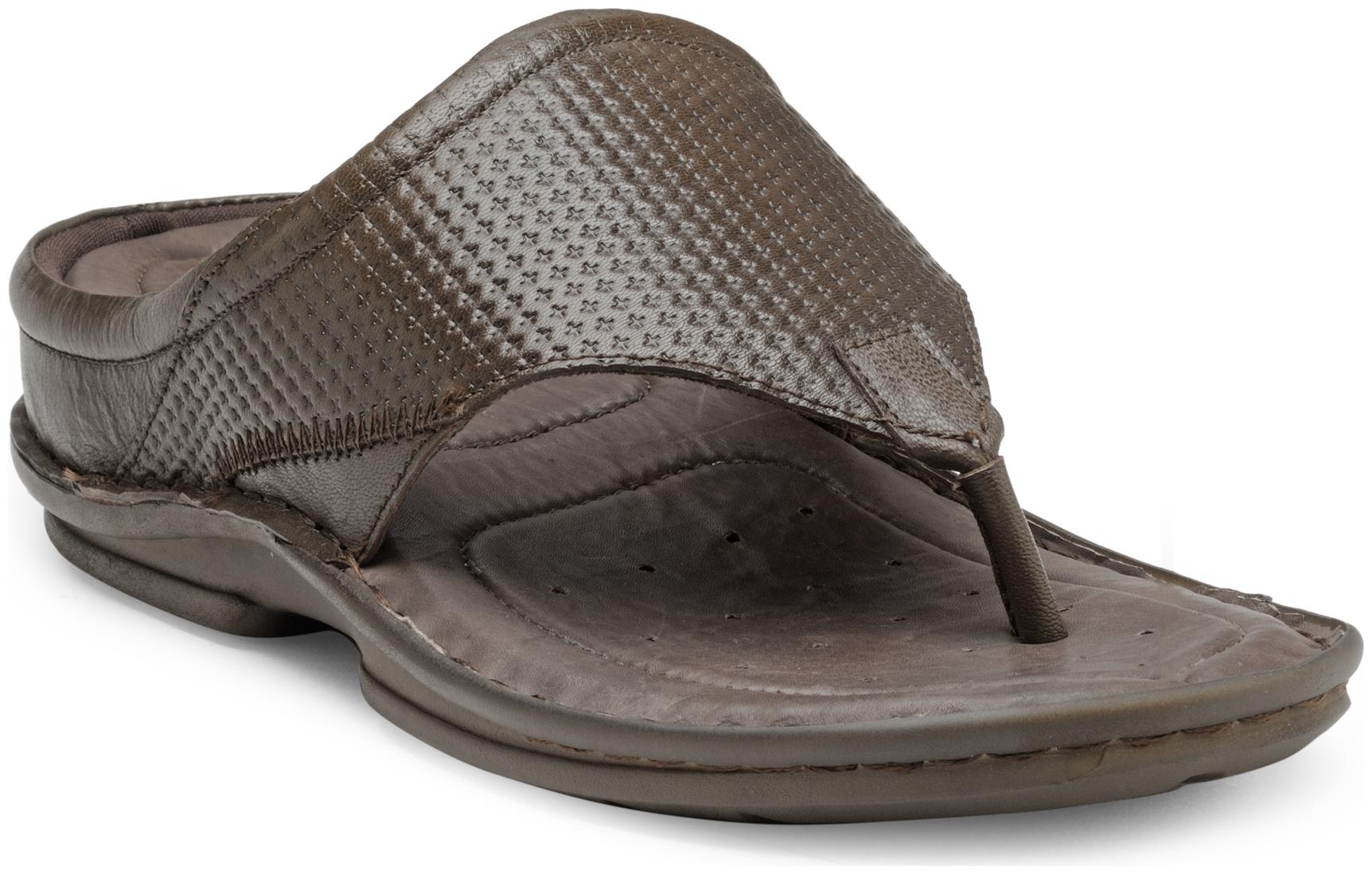 

Franco Leone Leather Slippers Flip-Flops For Men