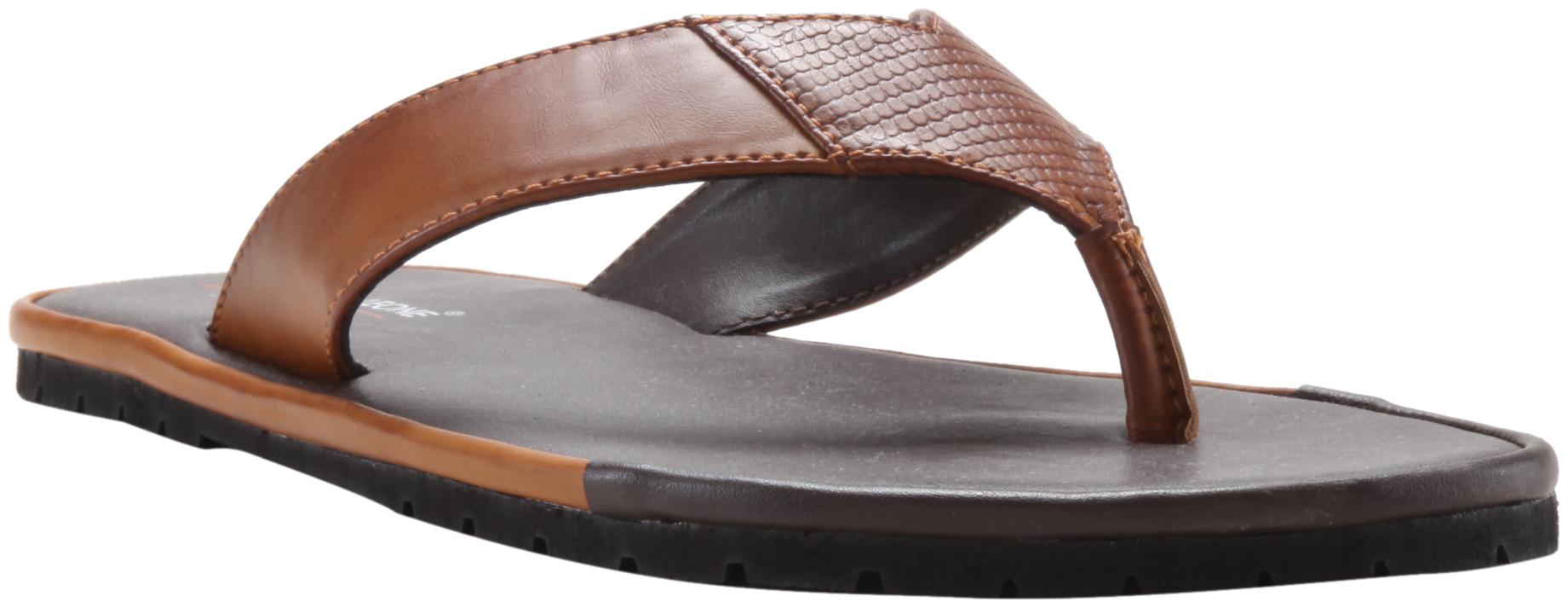 Buy Franco Leone Men Tan Slipper at Amazon.in